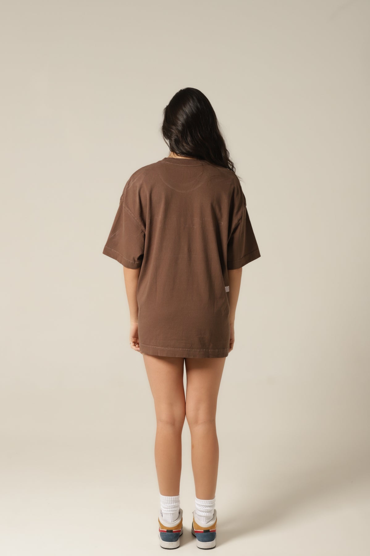 Camiseta Sustine - Marrom Oversized