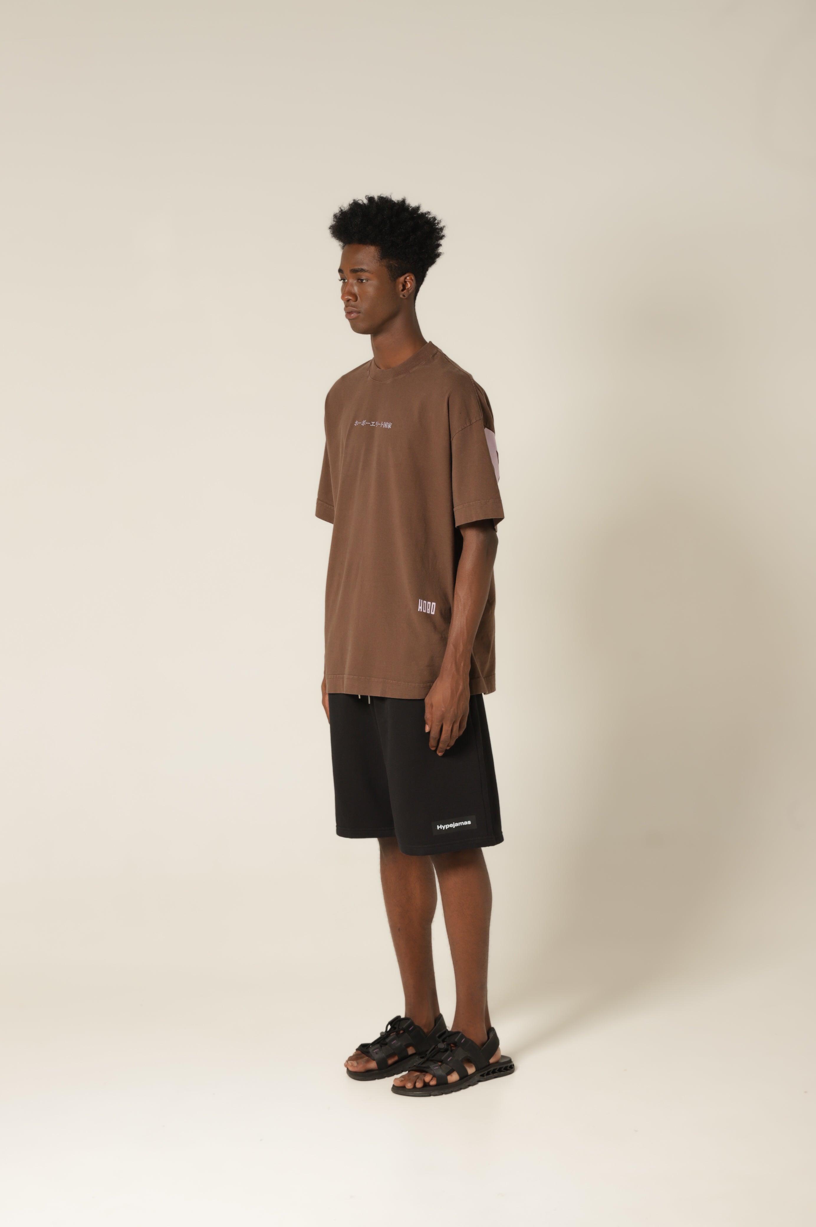 Camiseta Aleluia - Marrom Café Oversized