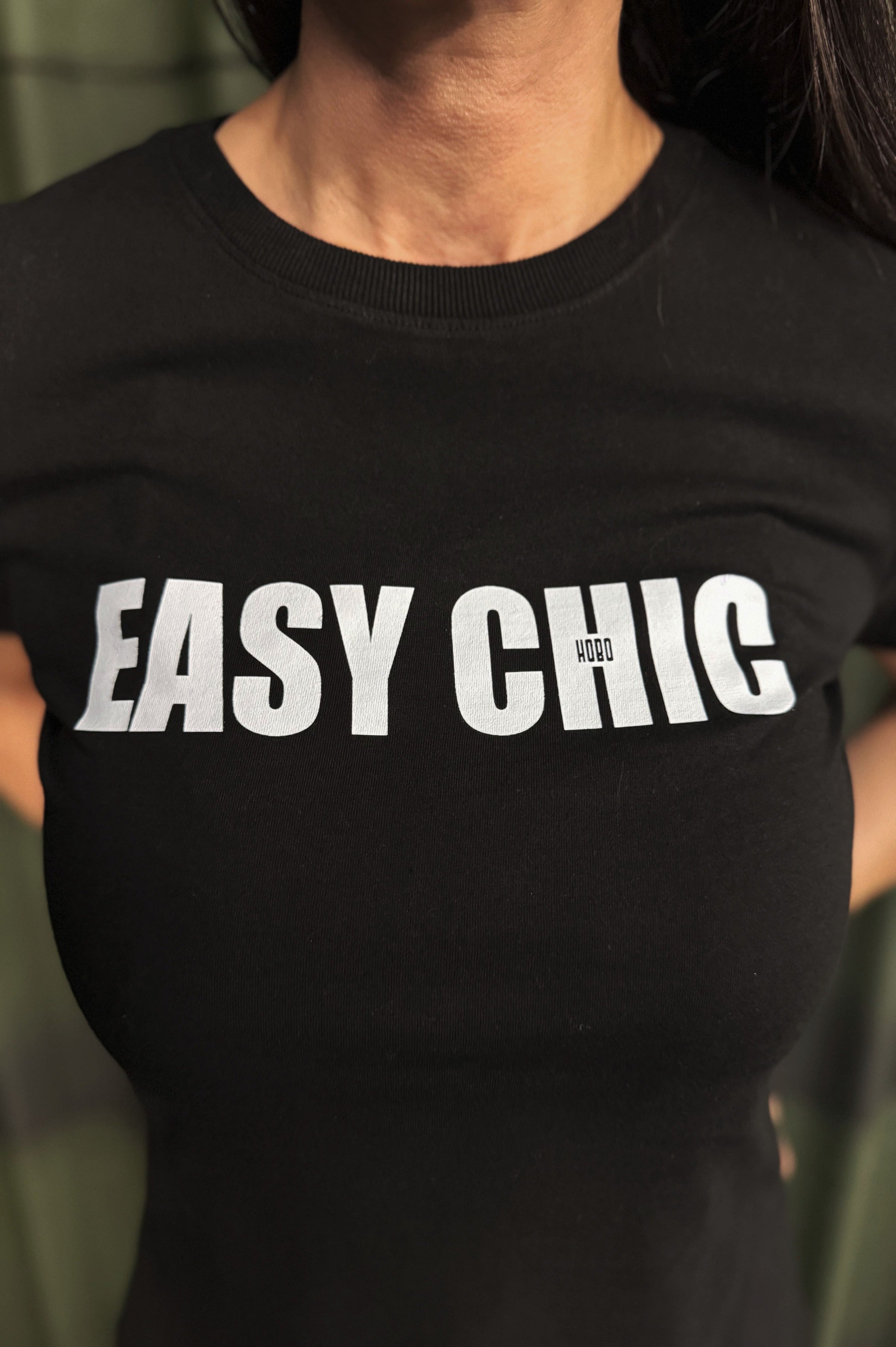 Camiseta Easy Chic - Preta Babylook