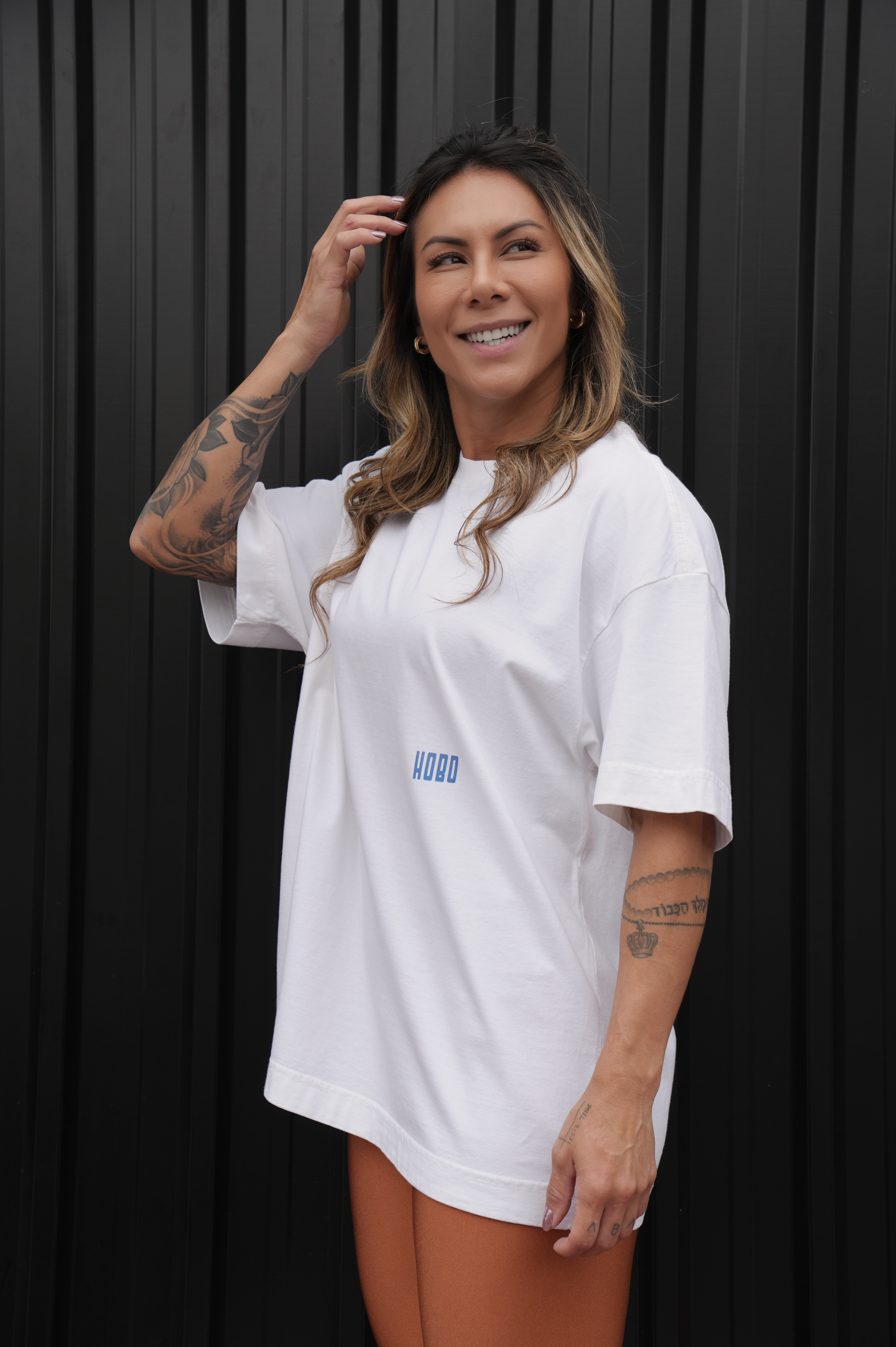 Camiseta Enjoy Training - Off-White Oversized