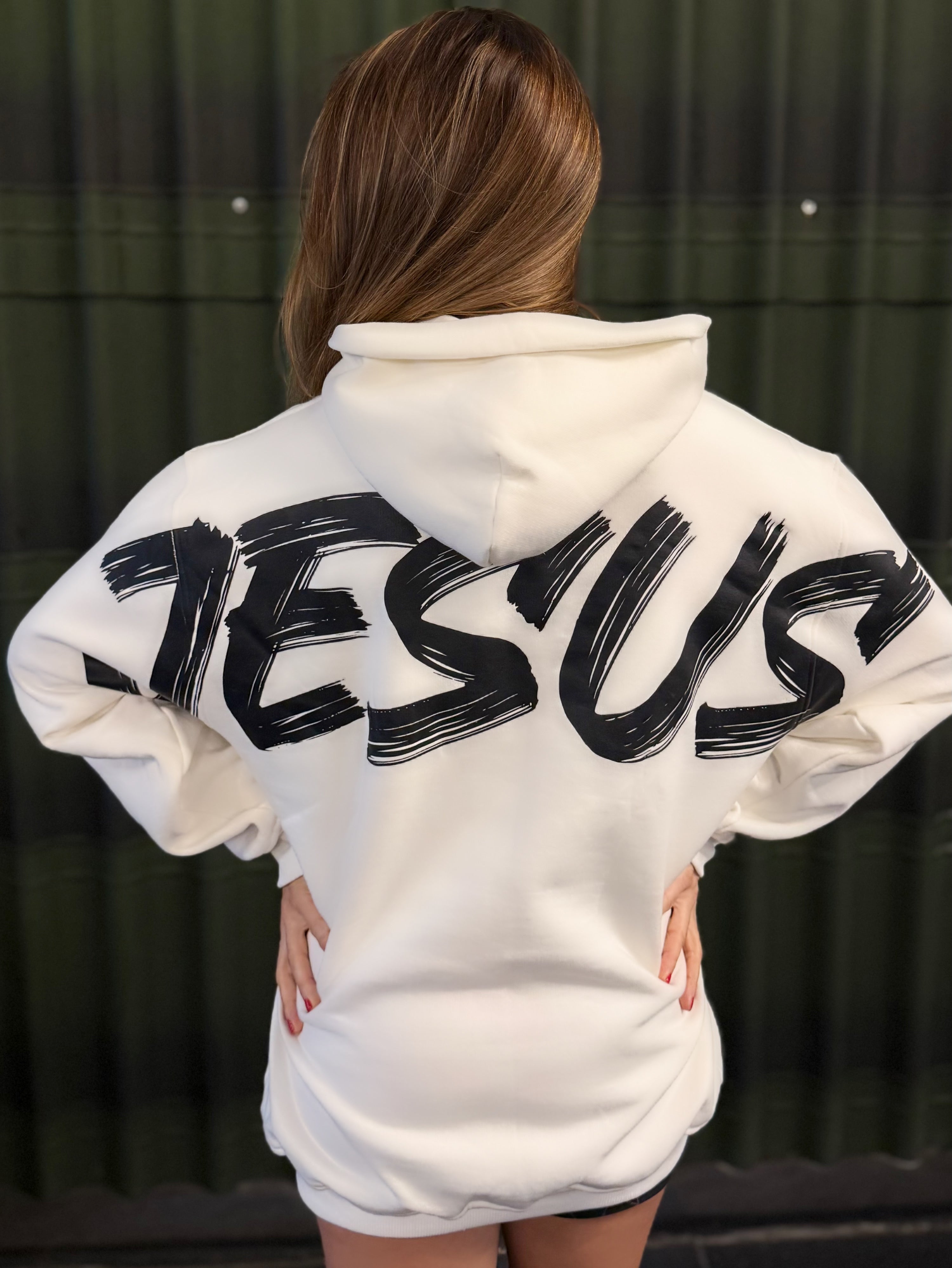 Moletom Jesus - Off White
