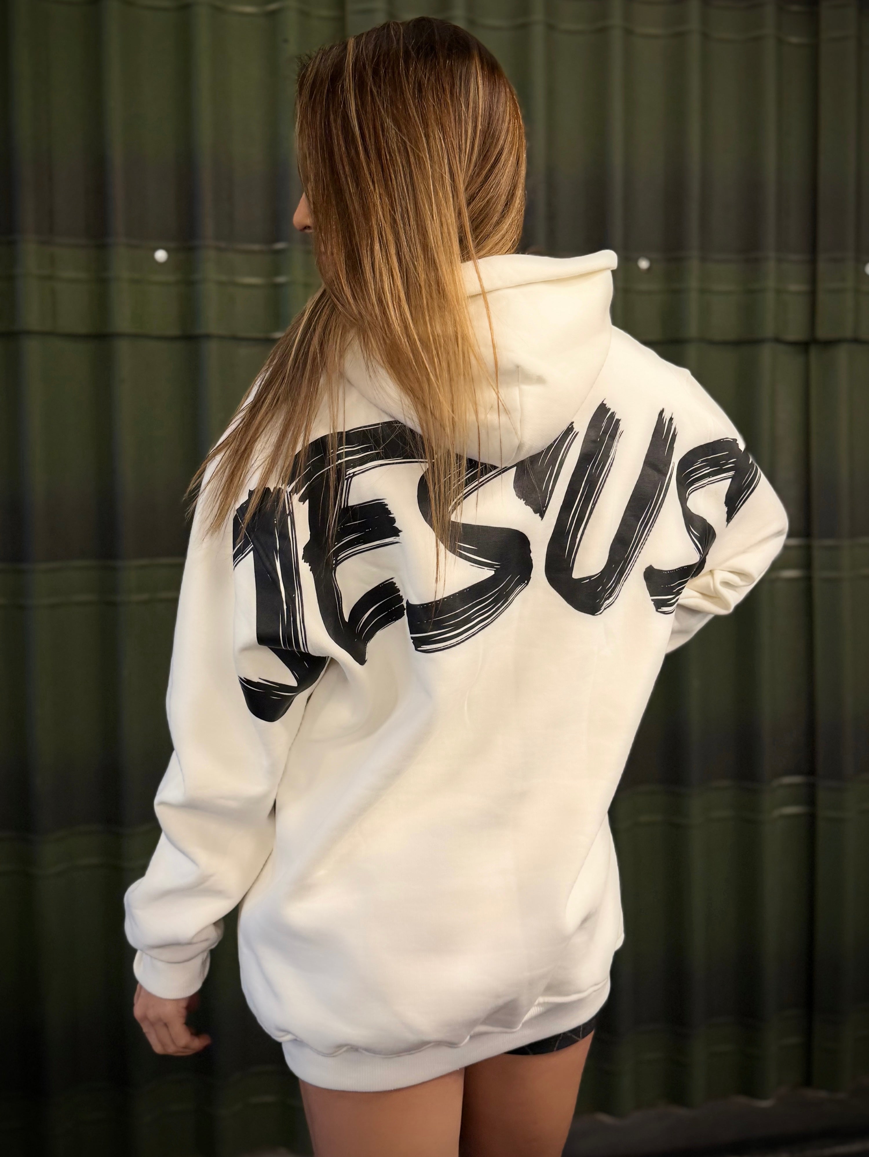 Moletom Jesus - Off White