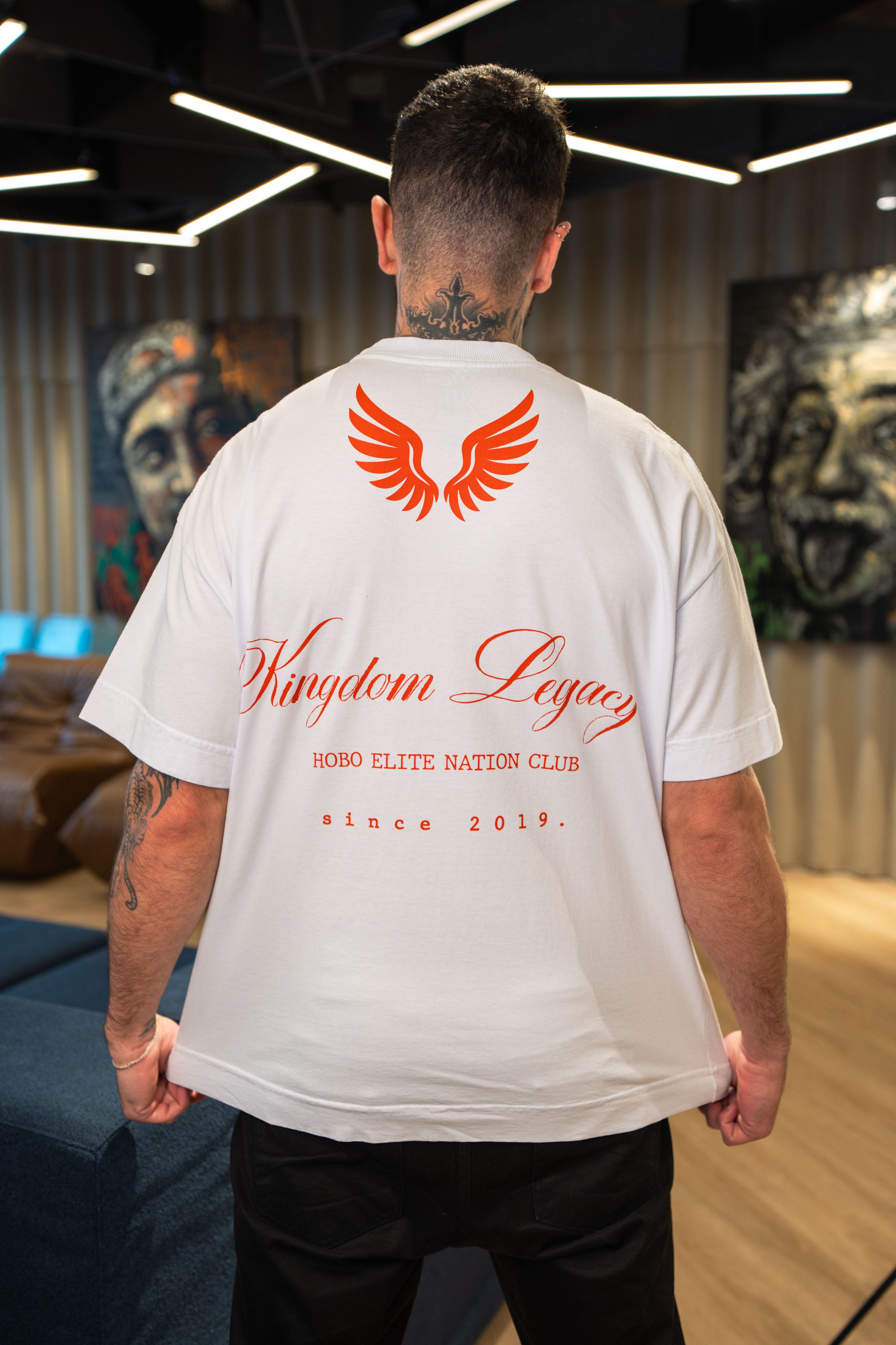 Camiseta Kingdom Legacy - Oversized Branca