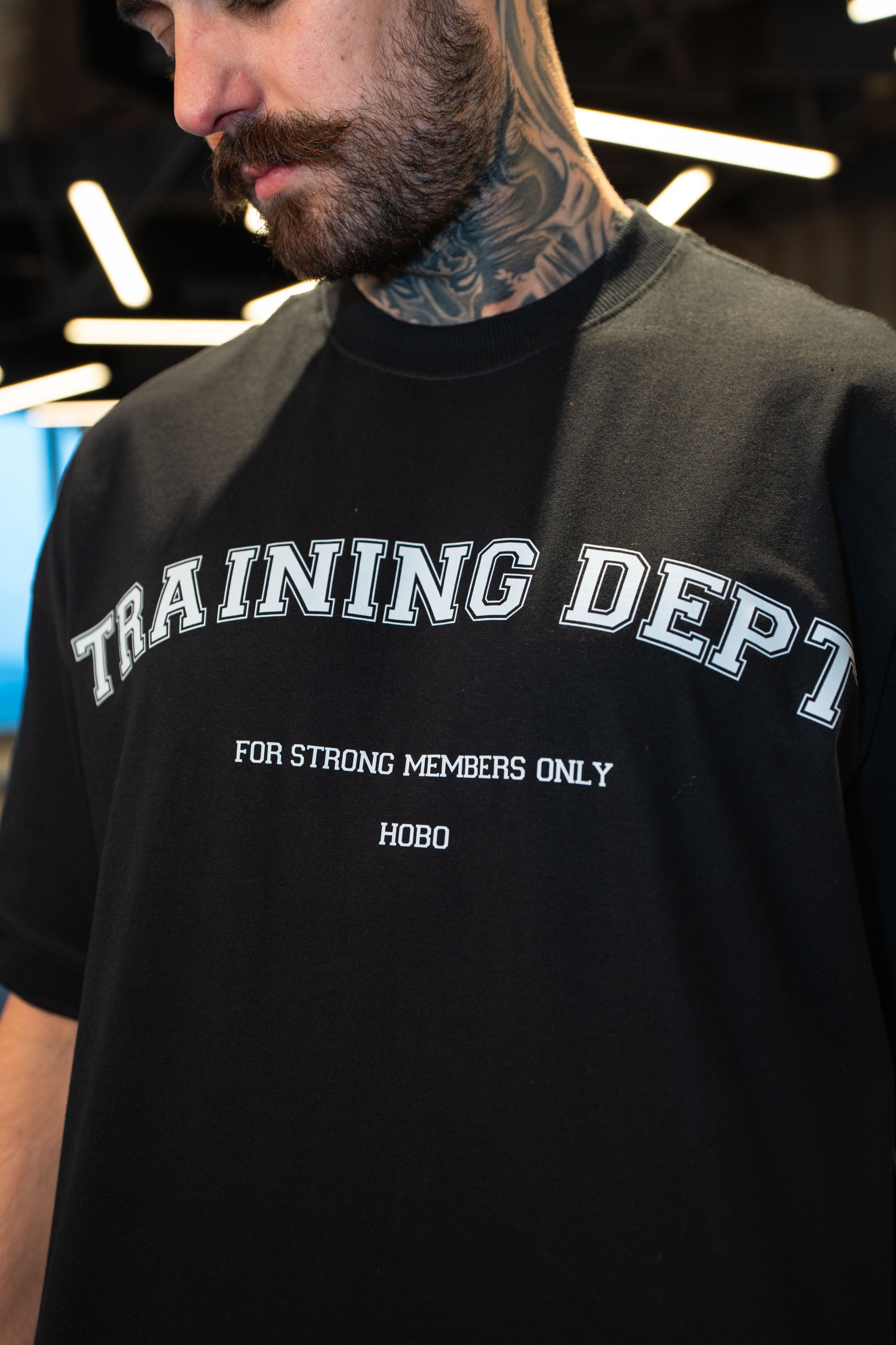 Camiseta Training Dept - Oversized Preta