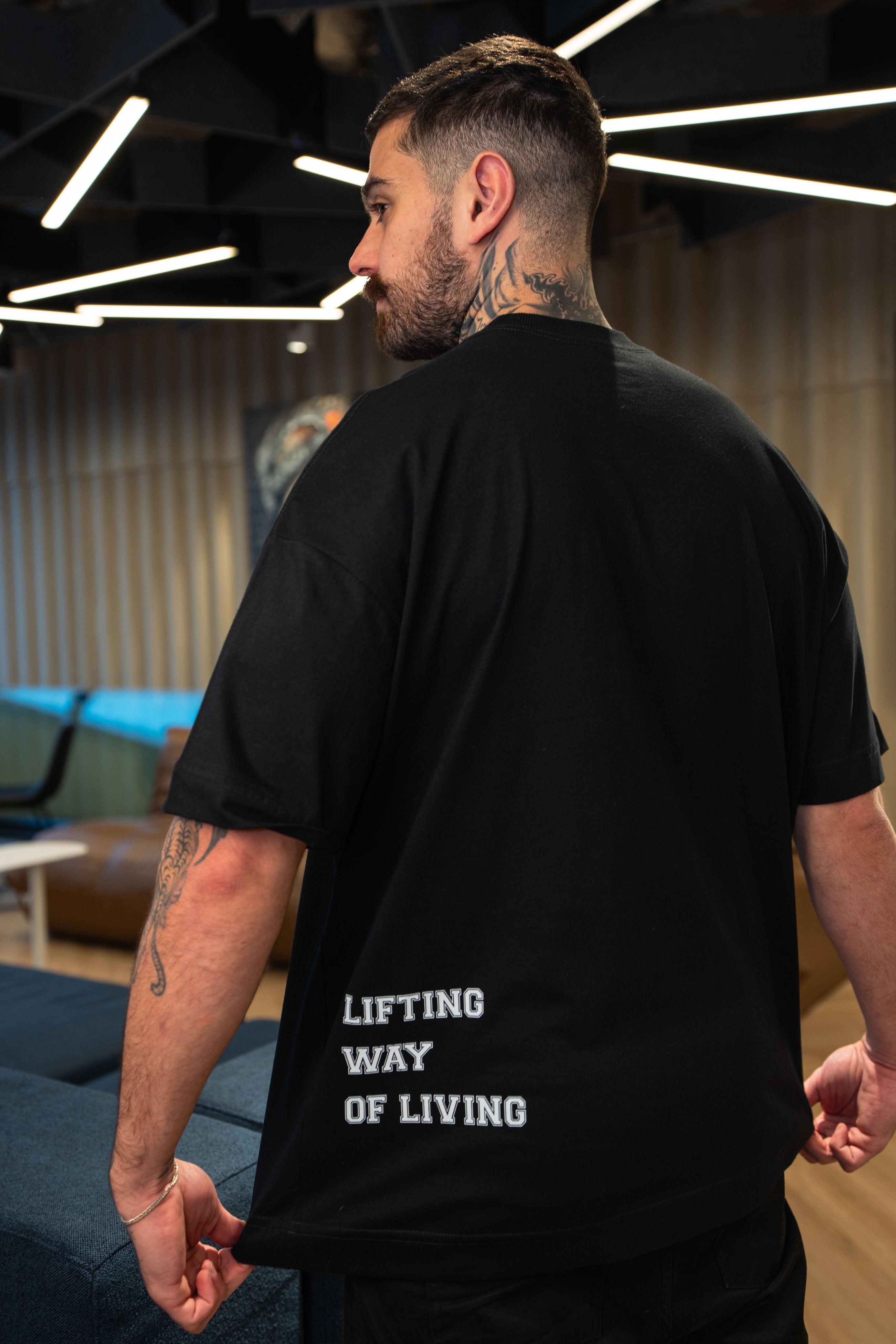 Camiseta Training Dept - Oversized Preta