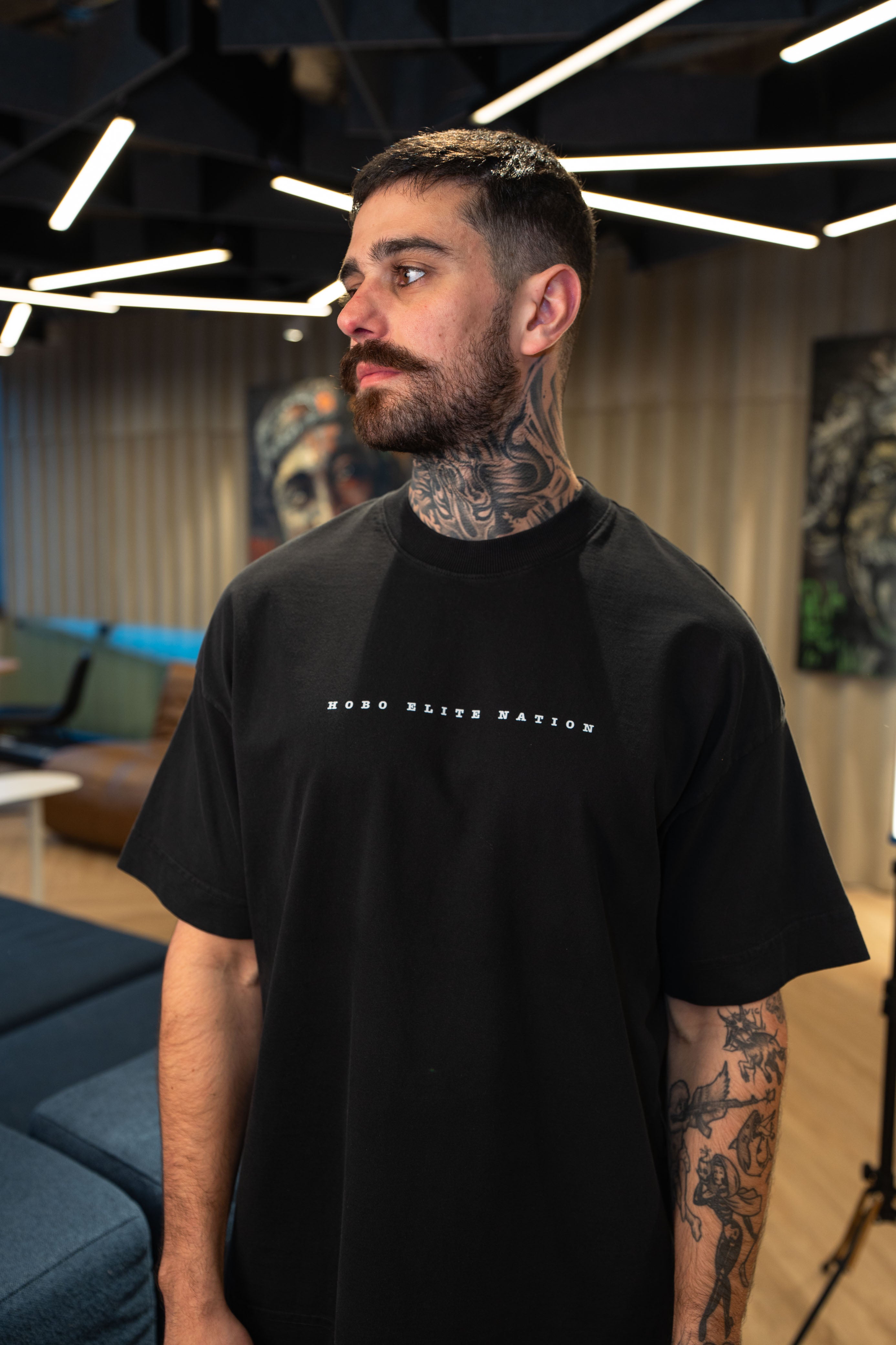 Camiseta Members Only - Oversized Preta