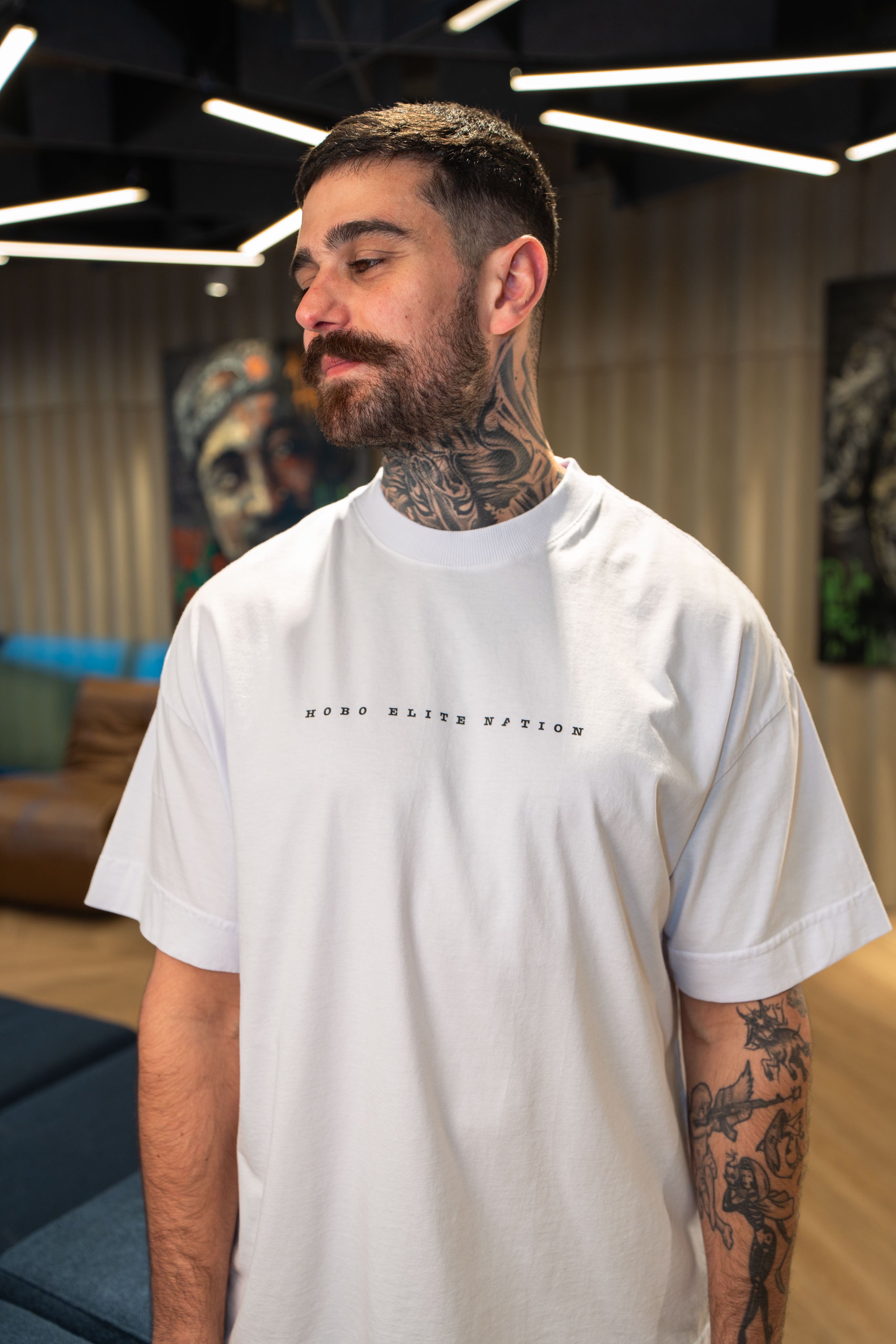 Camiseta Members Only - Oversized Branca
