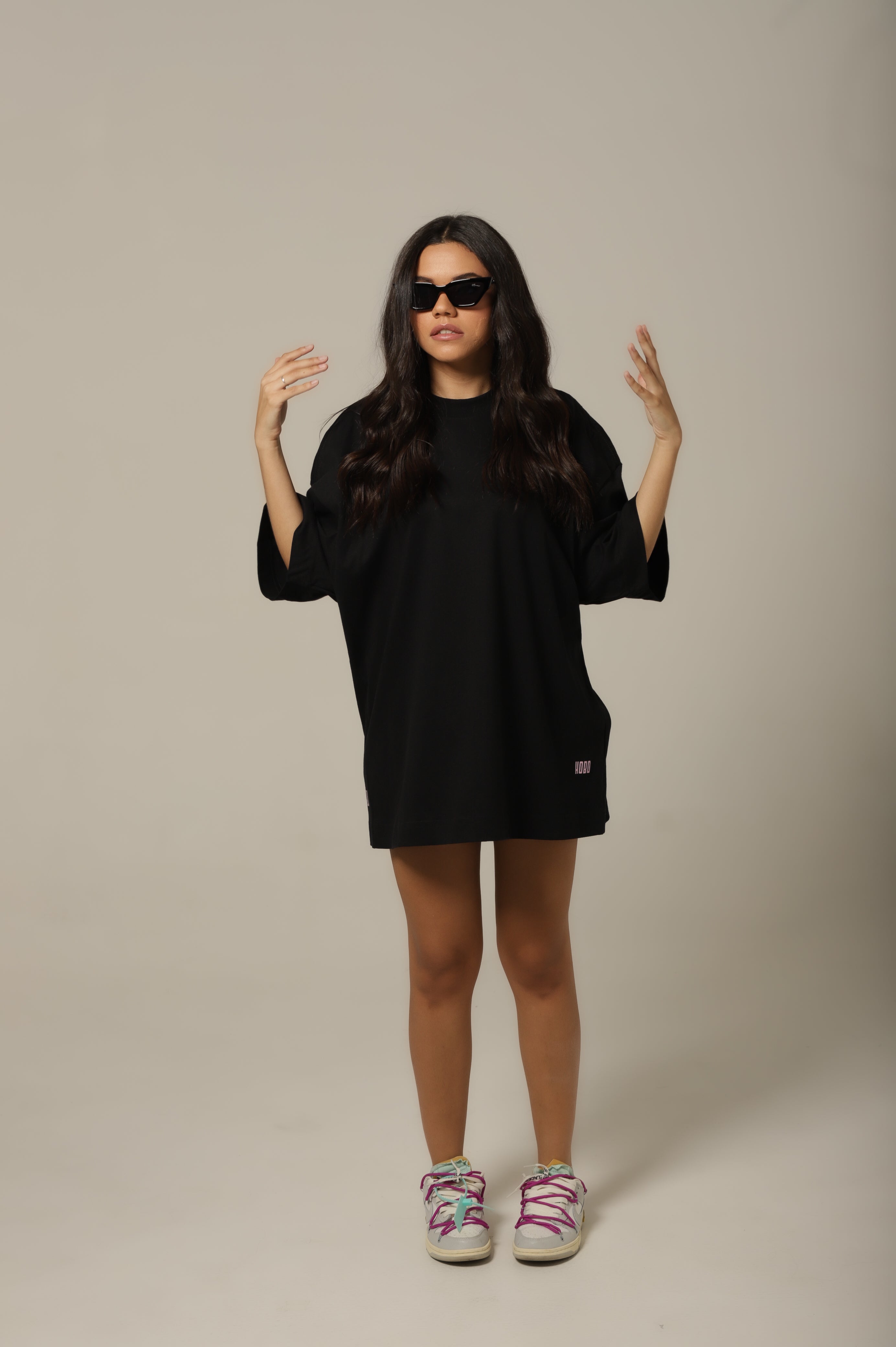 Camiseta Ame - Preta Oversized