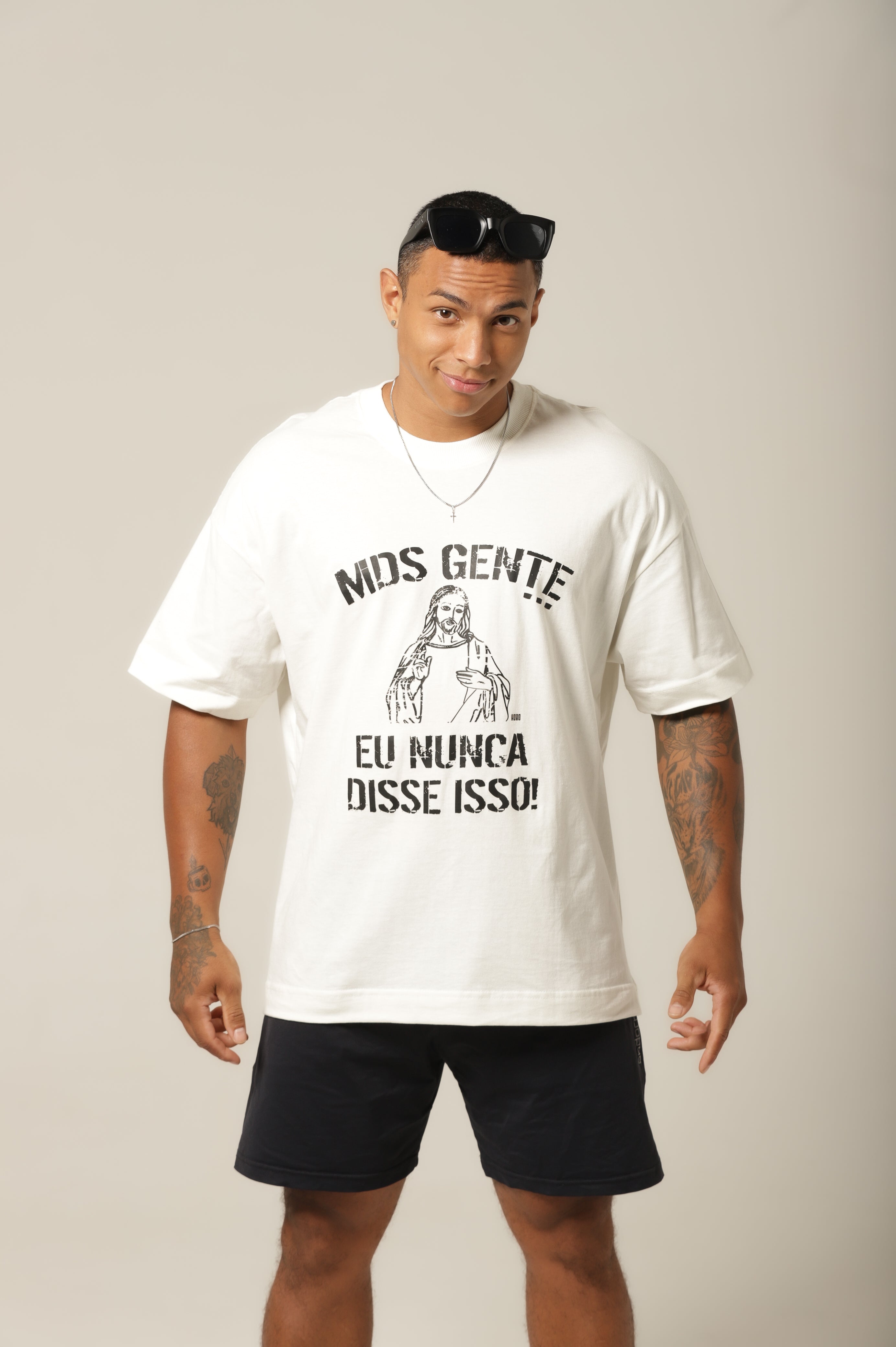 Camiseta Nunca Disse - Oversized