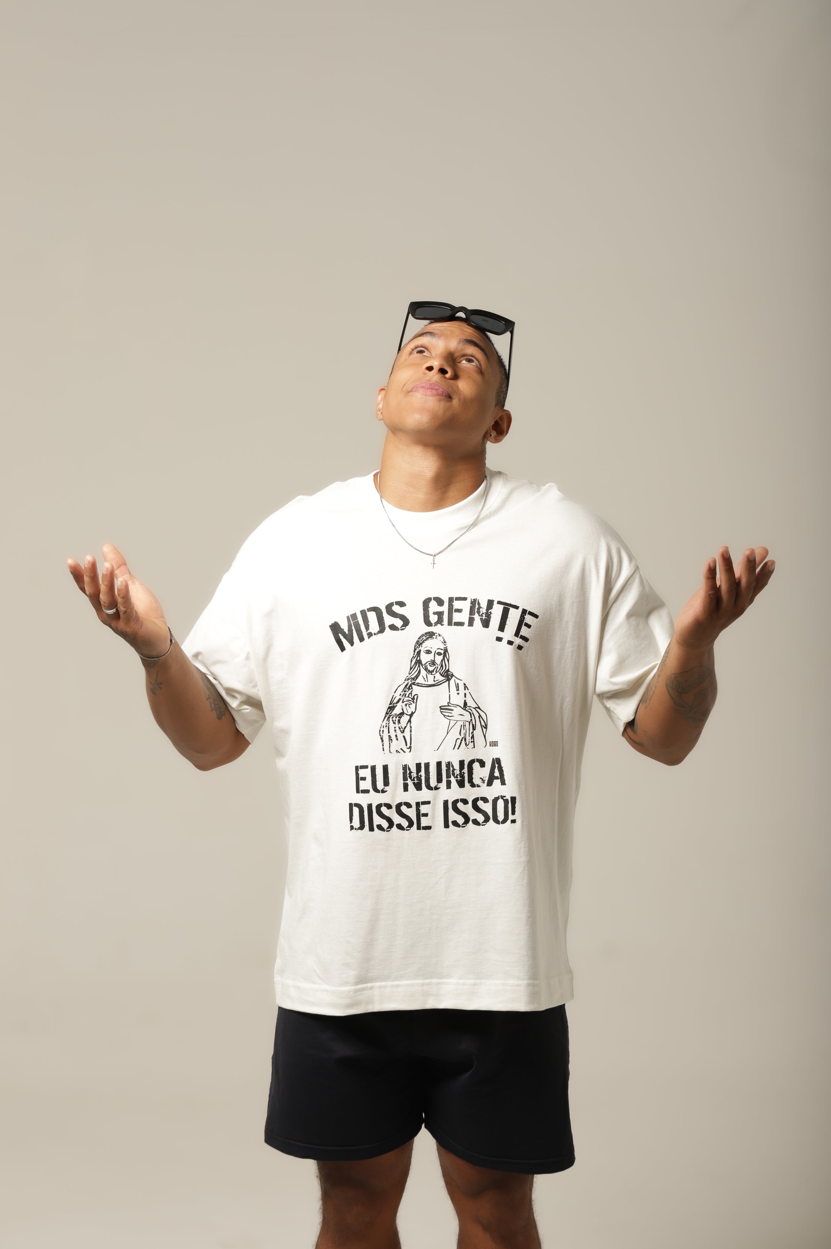 Camiseta Nunca Disse - Oversized