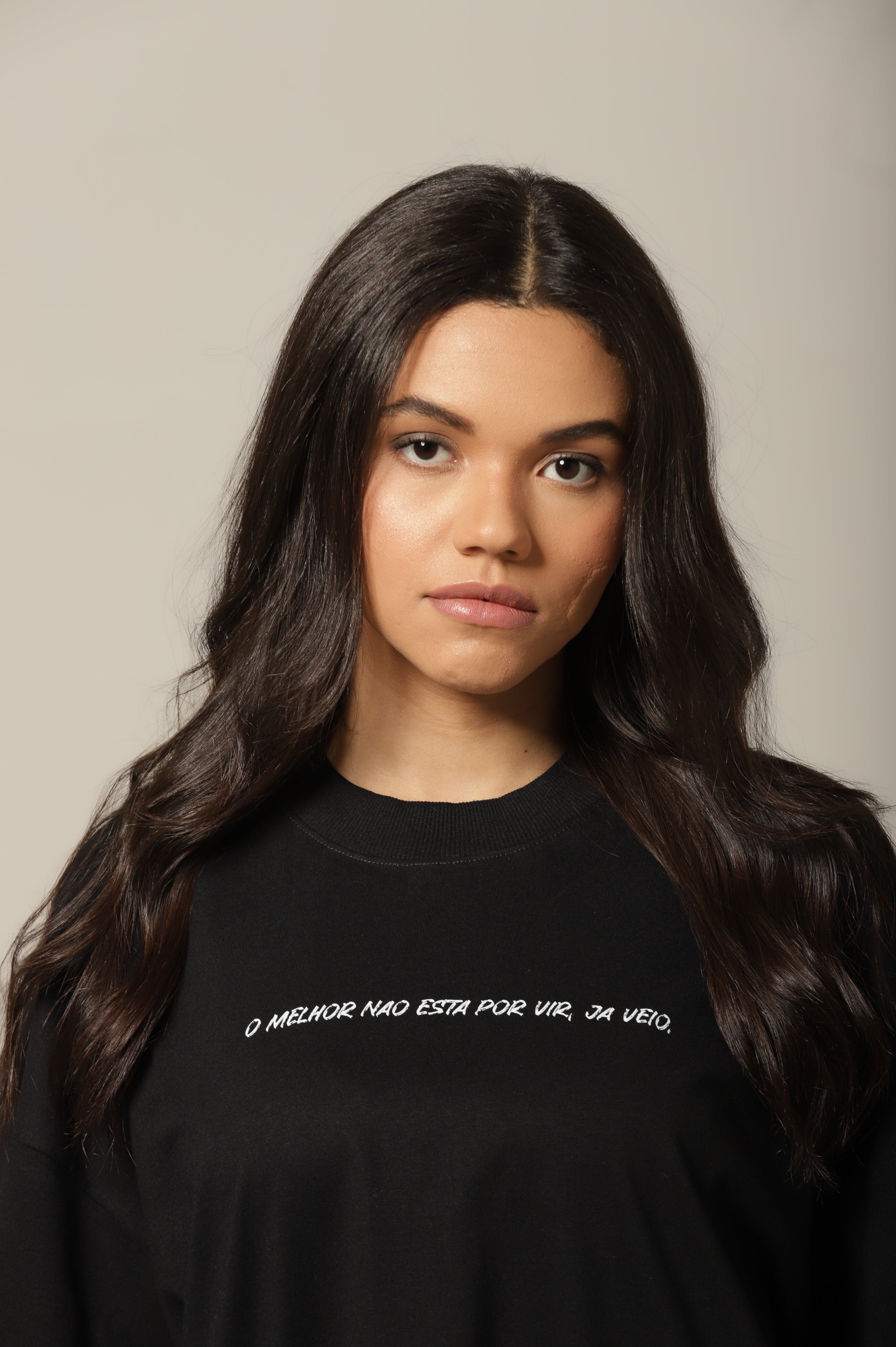 Camiseta Jesus - Preta Oversized