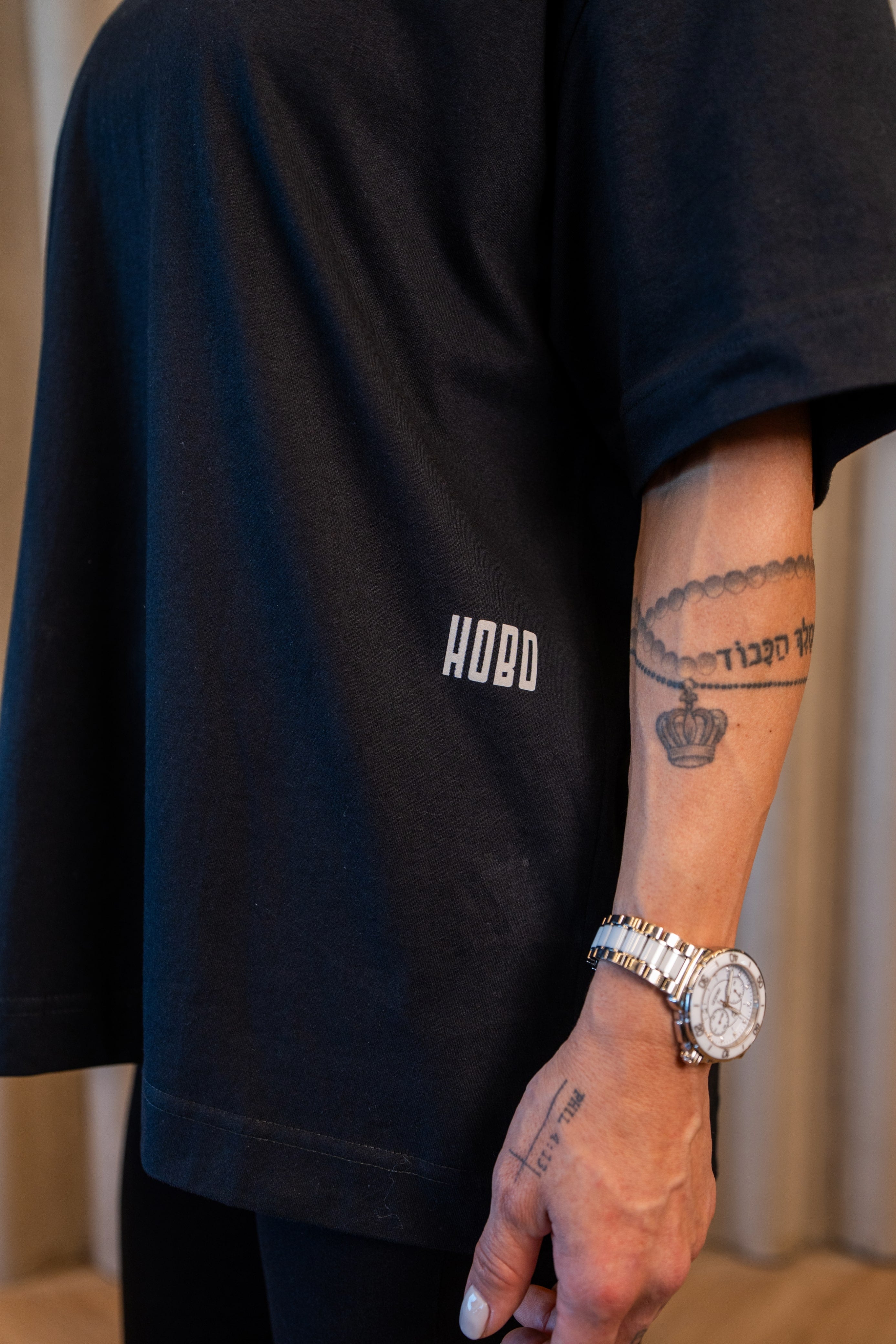 Camiseta Frutos do Espirito - Preta Oversized