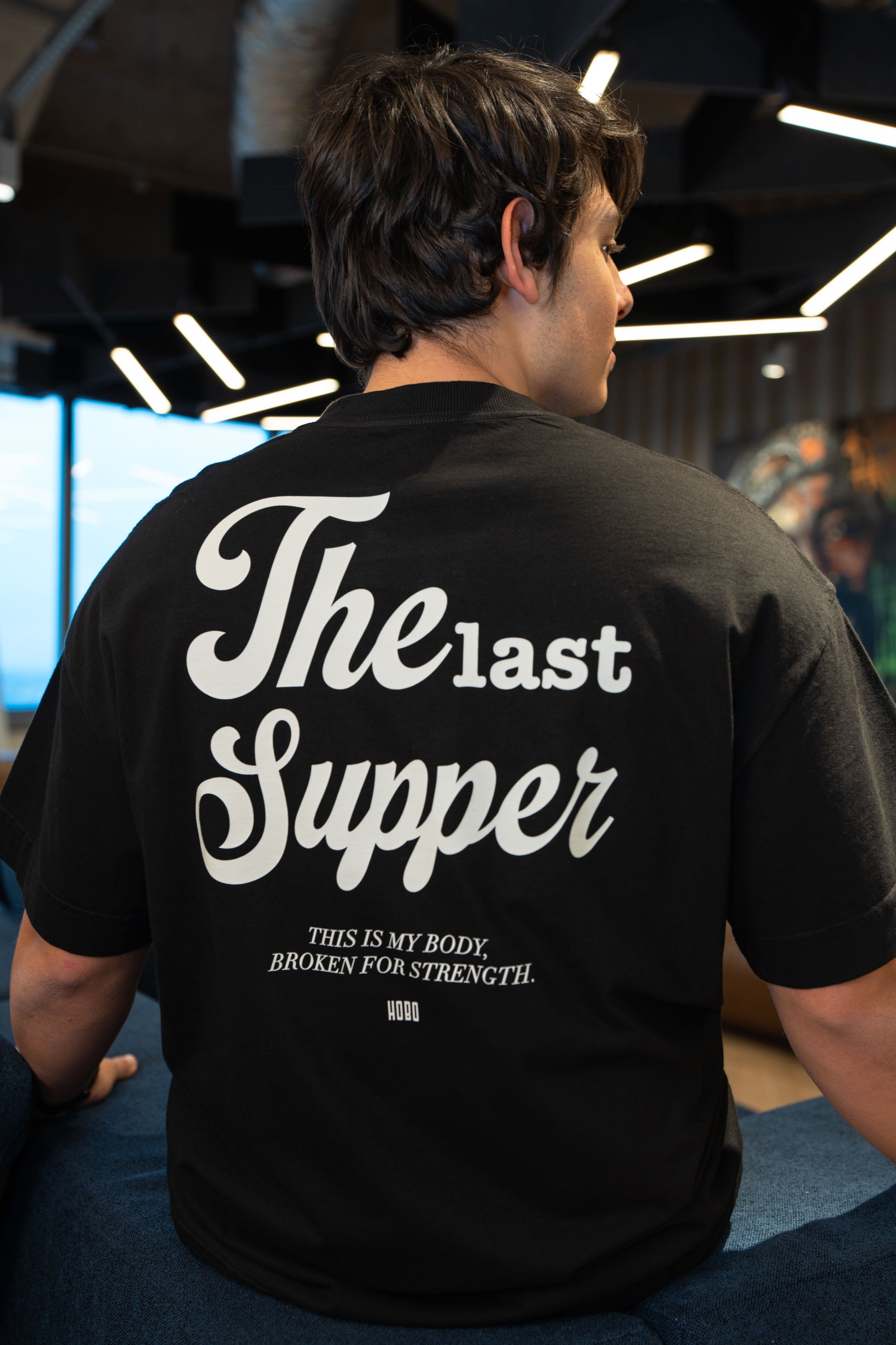Camiseta Supper - Oversized Preta