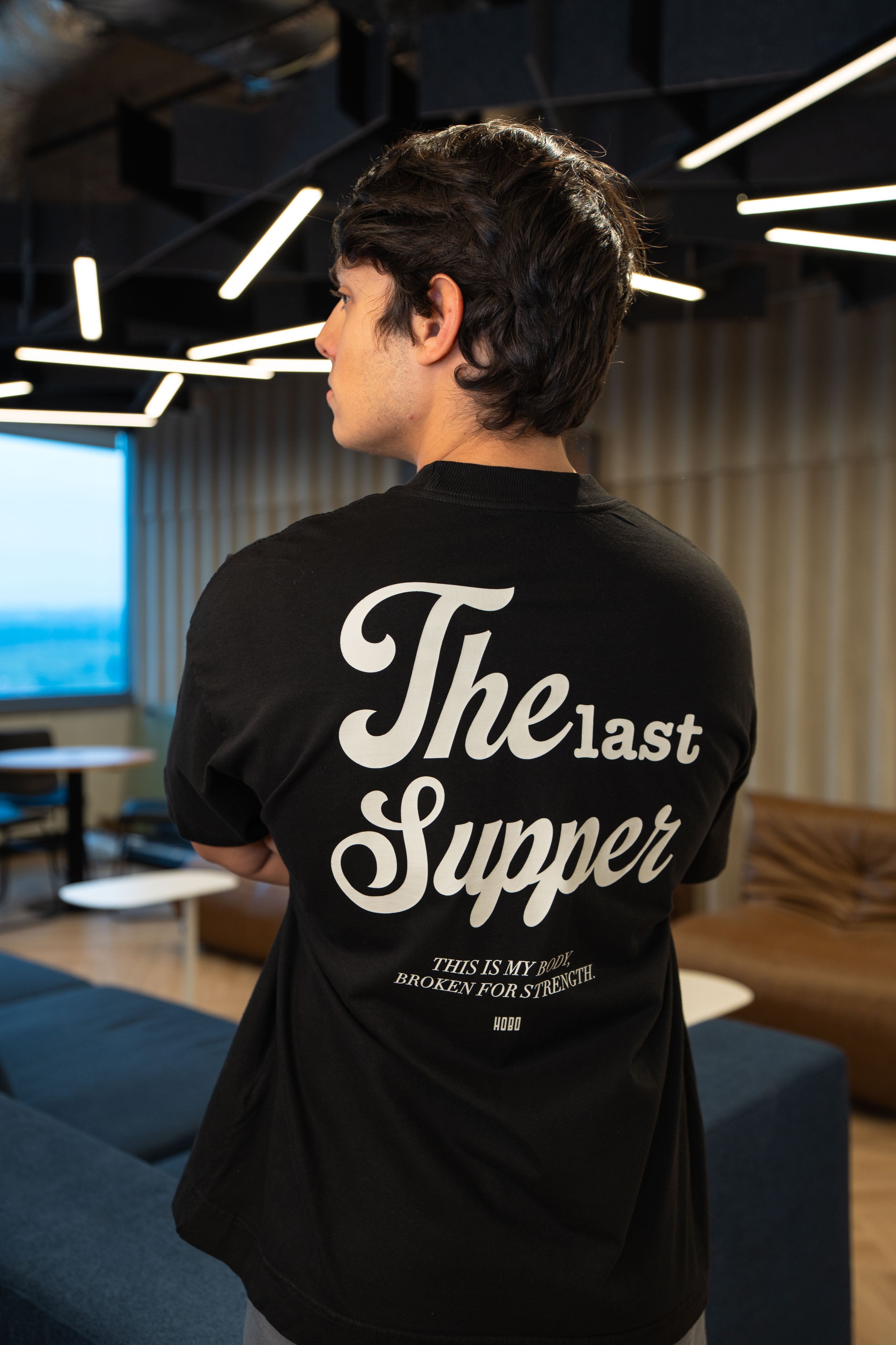 Camiseta Supper - Oversized Preta