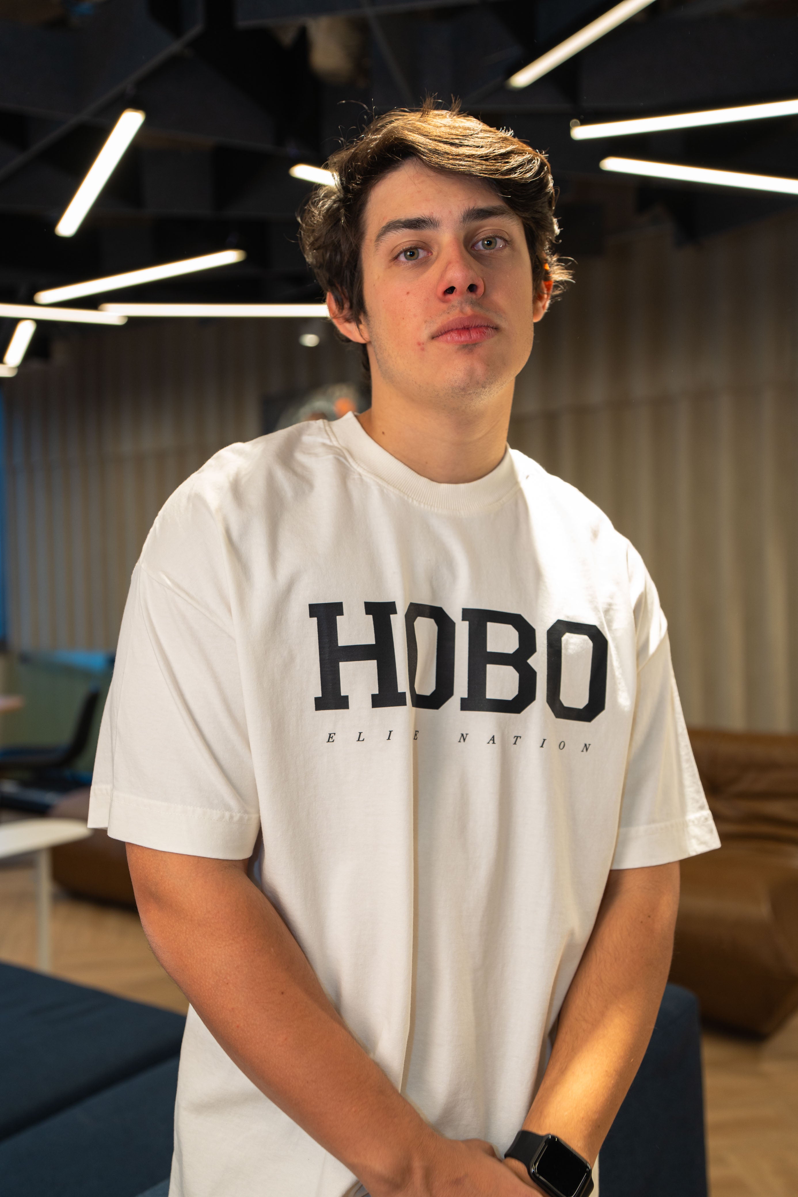 Camiseta Sports Club - Oversized Off White