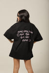 Camiseta Ame - Preta Oversized