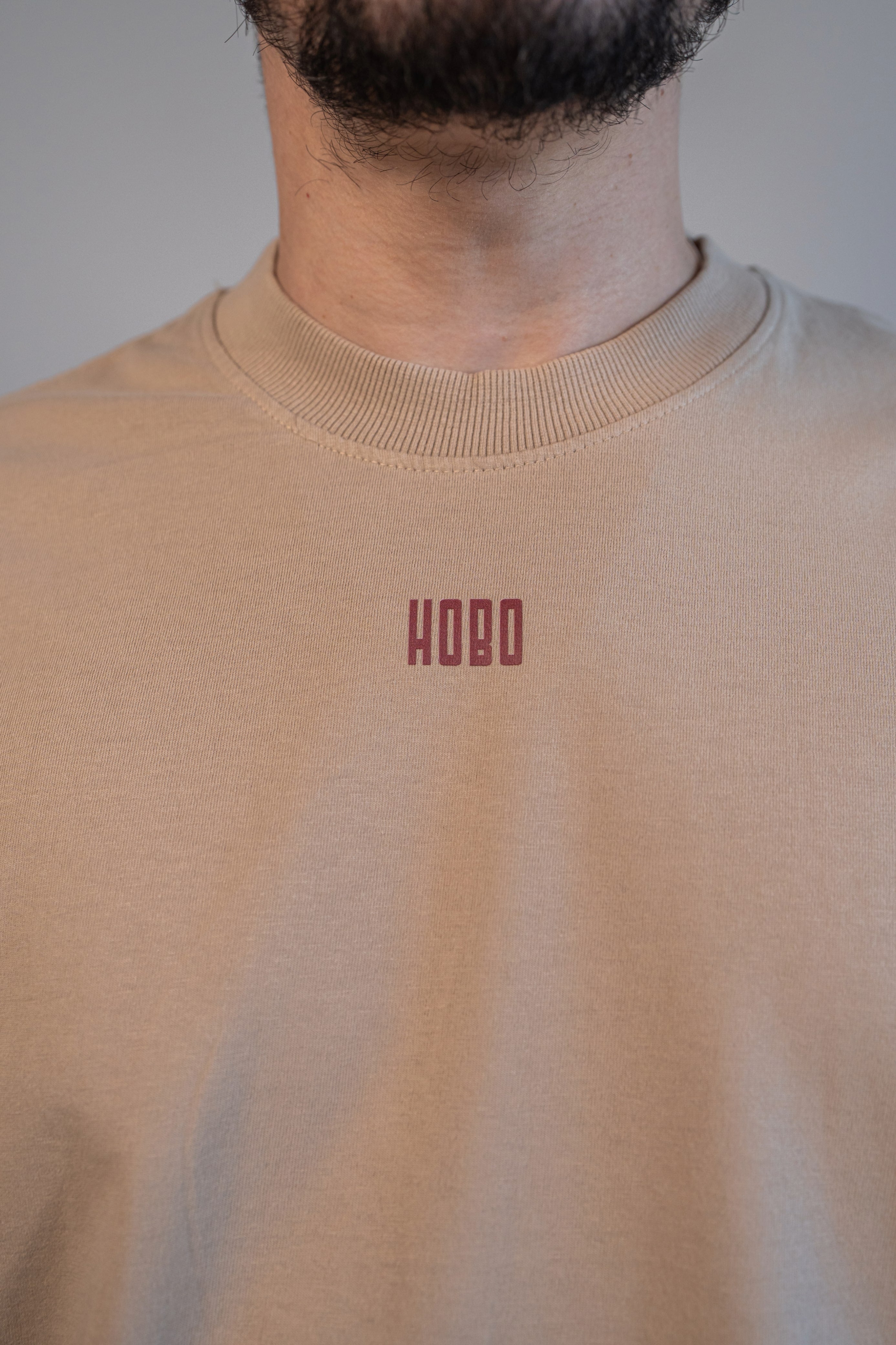 Camiseta Ame a Deus - Bege Oversized